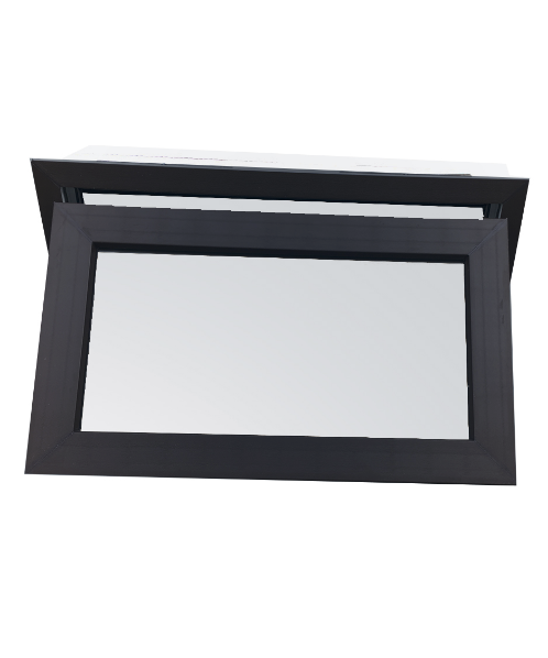 Wellingtan หน้าต่างบานกระทุ้ง UPVC 2 TONE 80x50cm (กxส) GYW4001 ขาว-เทา