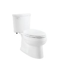 KOHLER สุขภัณฑ์แบบสองชิ้น ใช้น้ำ 4 ลิตร รุ่น อะแดร์ คอนซีล พร้อมฝารองนั่งเฟรนช์เคิร์ฟแ K-22248K-C-0